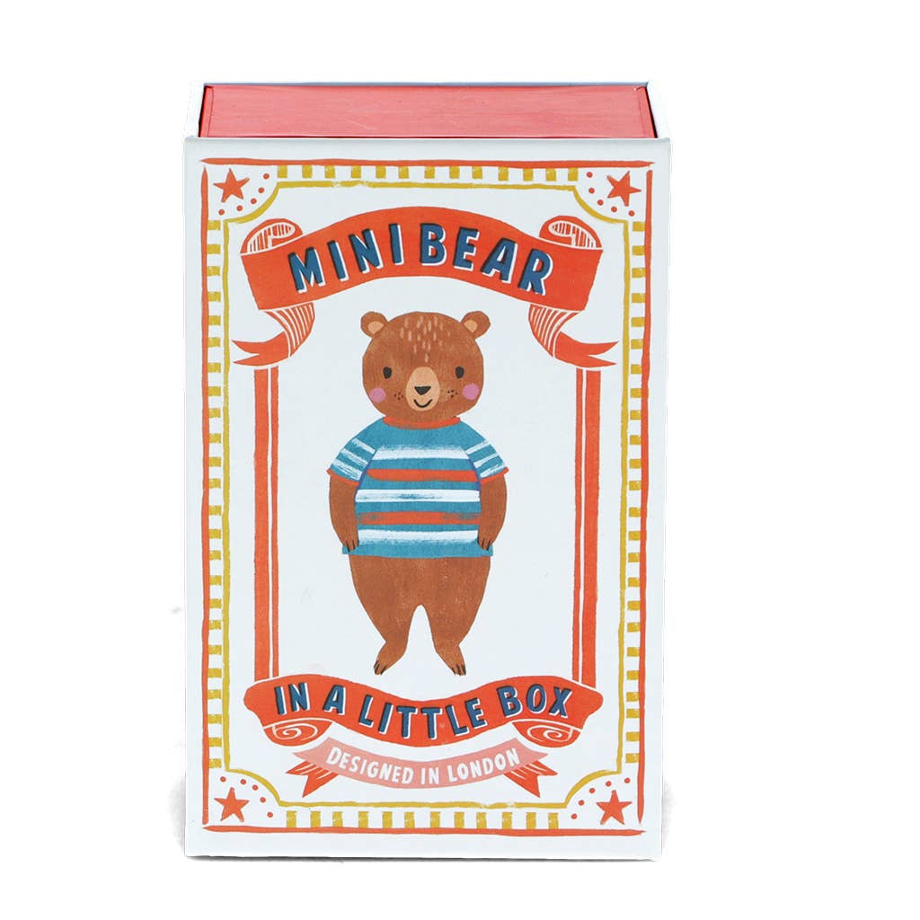 Mini-Bär in einer kleinen Schachtel - Kuscheltier