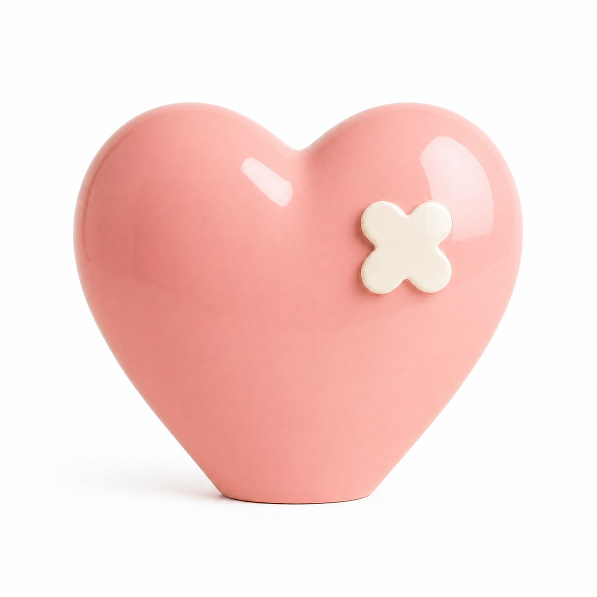 Upside Stories - Vase Herz Love Patch (zum Hinstellen und zur Wandmontage)