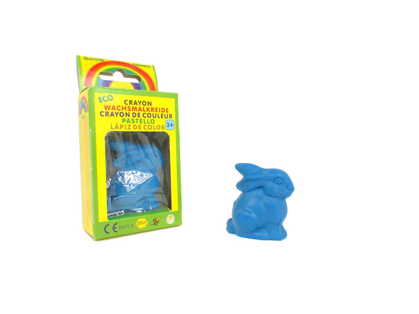 Wachsmalfigur "Buni" - Hellblau