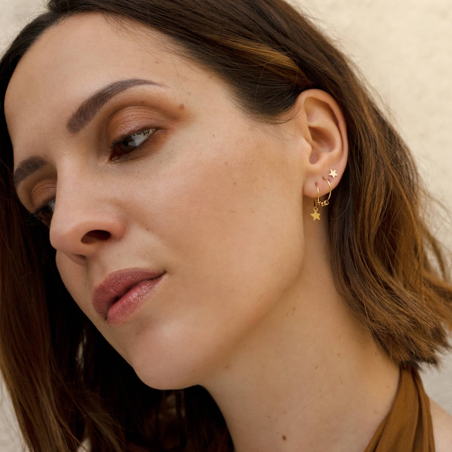 Titlee - Star Creolen mit Sternmotiv