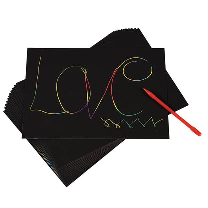 Rex London - Regenbogen-Kratzkunst-Set