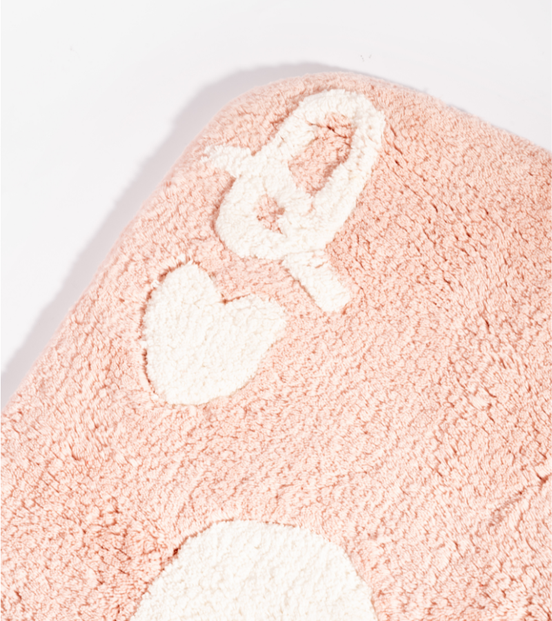 "Queen of Hearts Teppich" für das Badezimmer