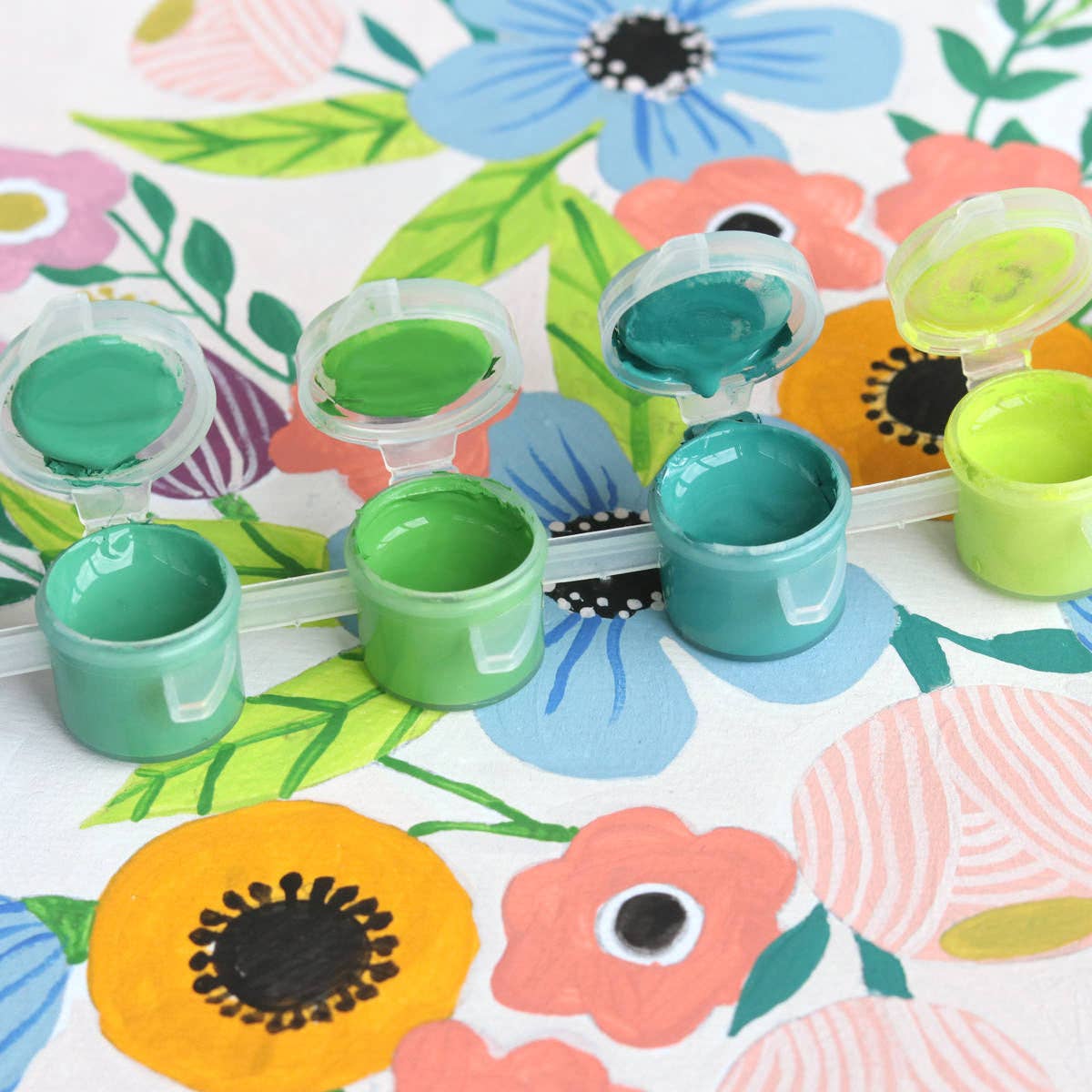 Malen-nach-Zahlen Set – Blumen