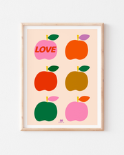 Ma Petite vie - Love pommes (30 x 40 cm)