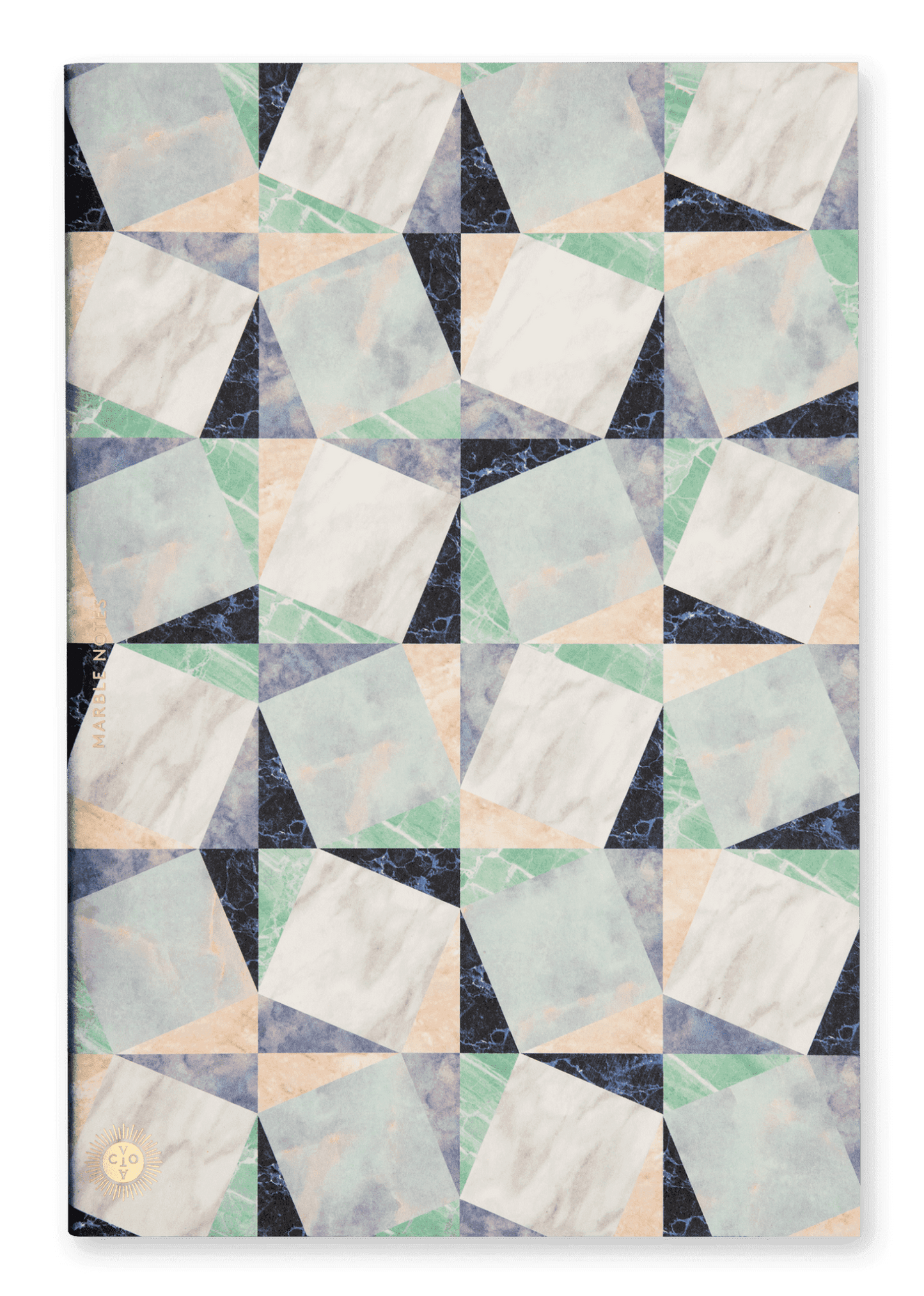 O C T A E V O - Notizbuch Marble Blau