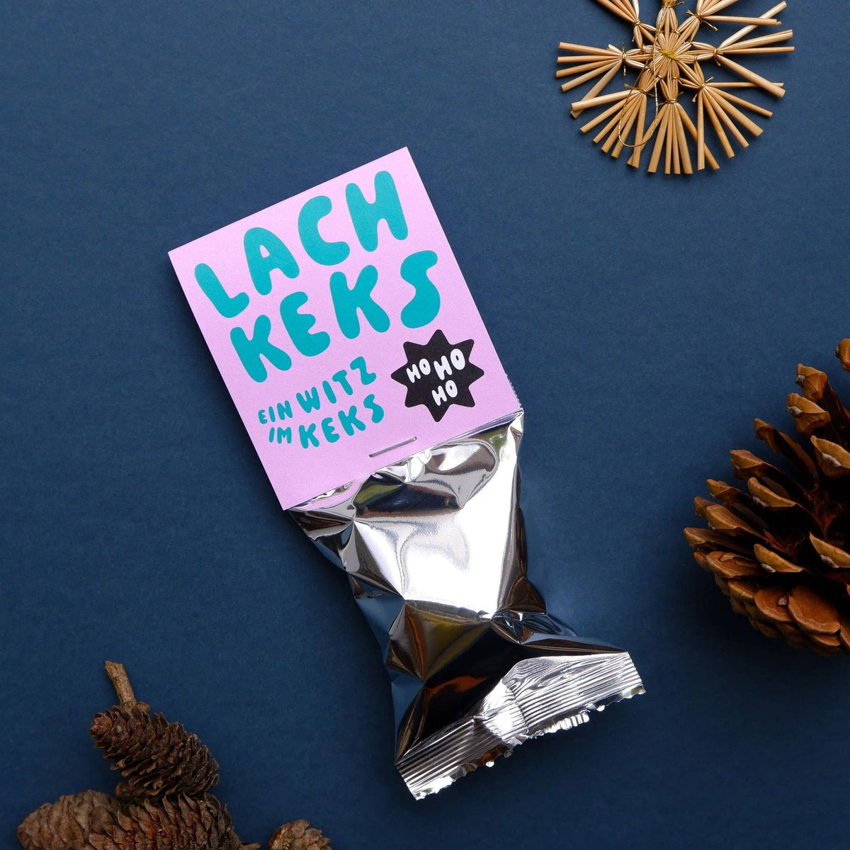 Lachkeks | Ein weihnachtlicher Witz im Keks | Einzelkeks