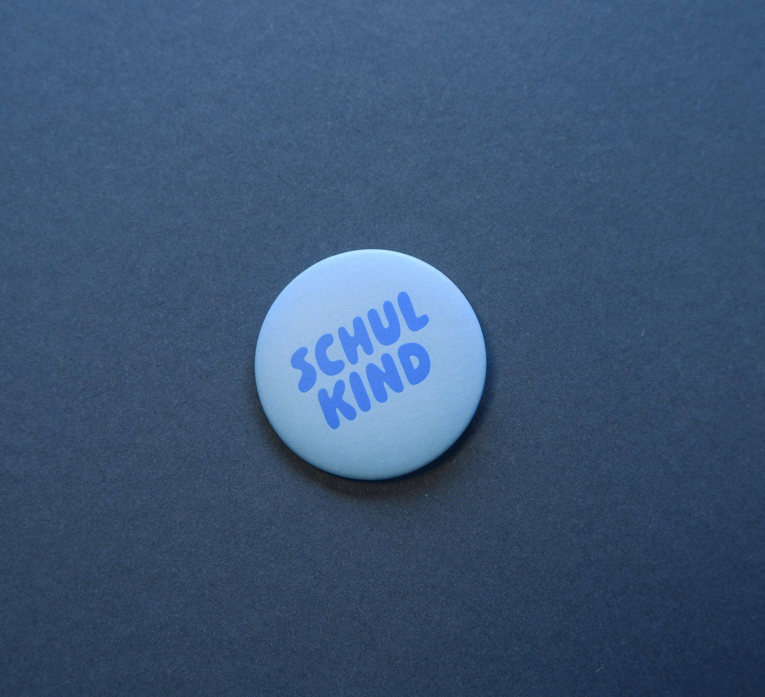 tinyday - Button "Schulkind blau"