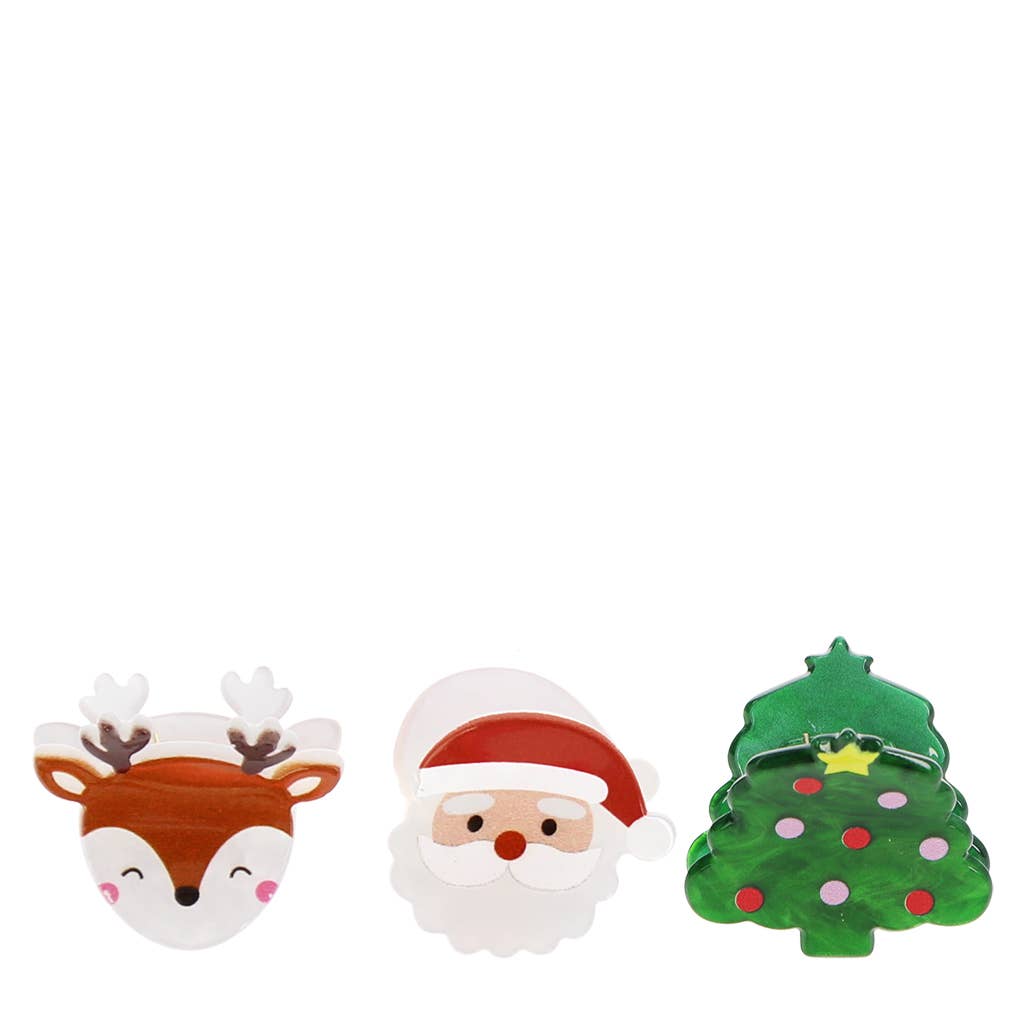 REX - Mini-Haarklammern (3er-Set) – Weihnachten