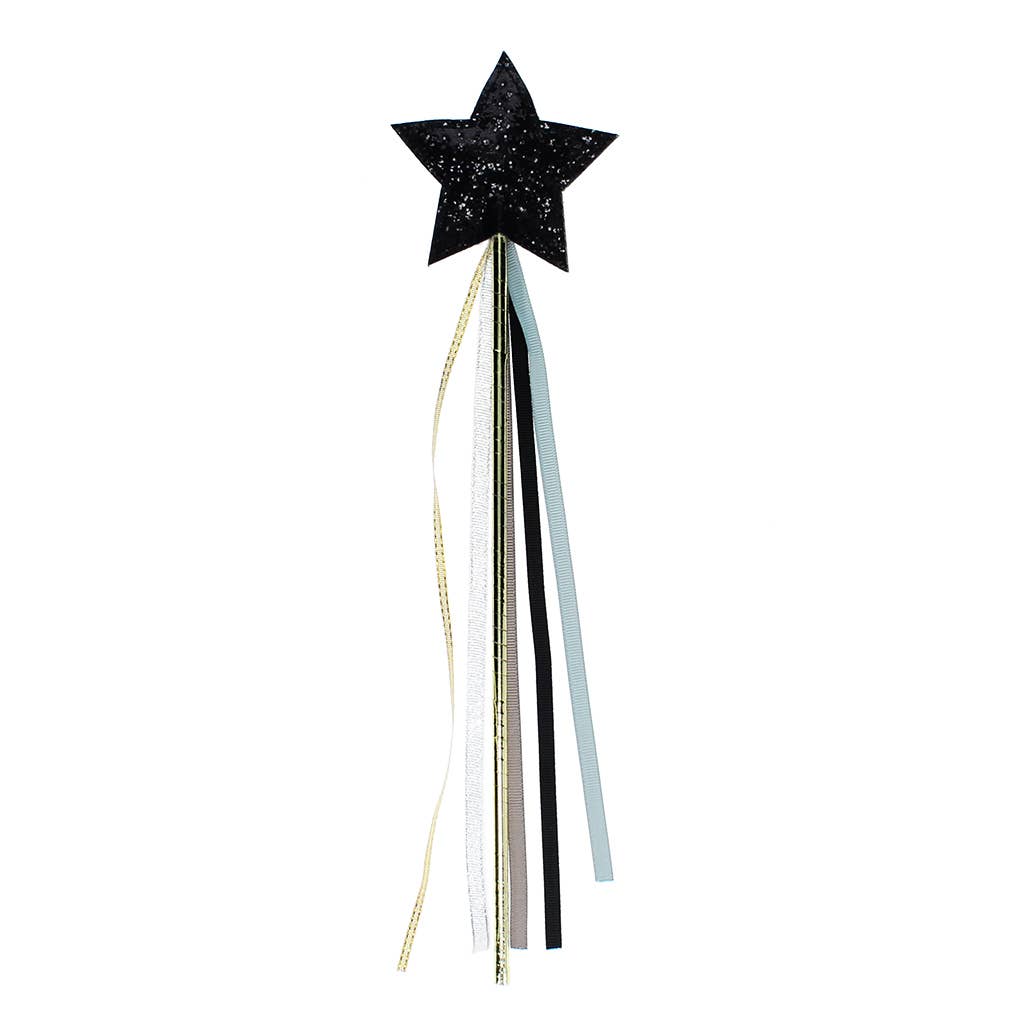 REX - Glitzerstab - Schwarzer Stern