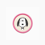 Titlee - Gestickter Bügelaufnäher Snoopy "Gesicht"
