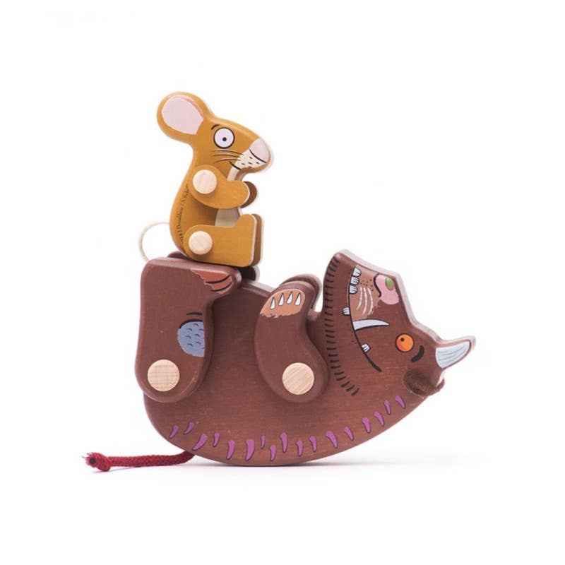 Gruffalo- und Maus-Holzfiguren-Set