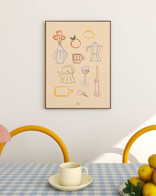 Ma Petite Vie - Druck "Die Poesie der Objekte" (50 x 70 cm)