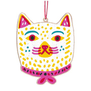 The Printed Peanut Stationery - Bedruckte Holzdekoration mit Katze und Band