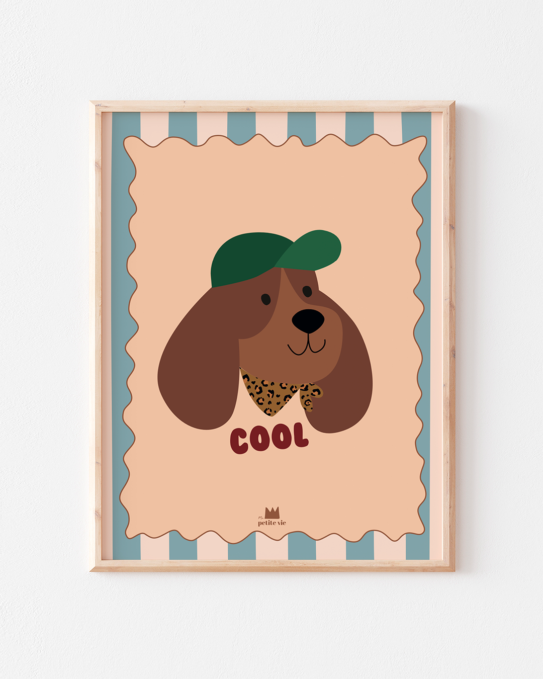Ma Petite vie - Druck "Porträt cooler Hund" (30 x 40 cm)