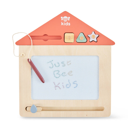 Magnetisches Zeichenbrett für Kinder mit Holzrahmen (FSC)