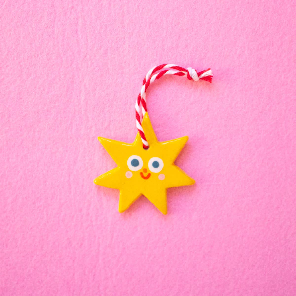 Ana Seixas - Kleiner Stern / Keramik-Hängeornamente
