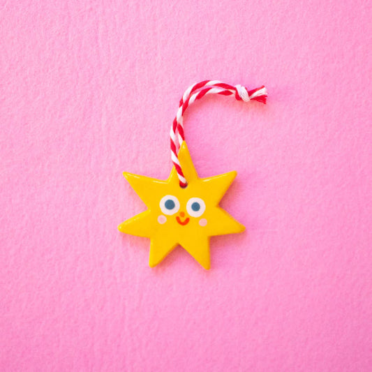 Ana Seixas - Kleiner Stern / Keramik-Hängeornamente