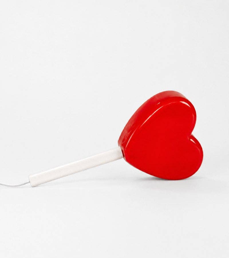 Herz-Lutscher-Lollie Lampe