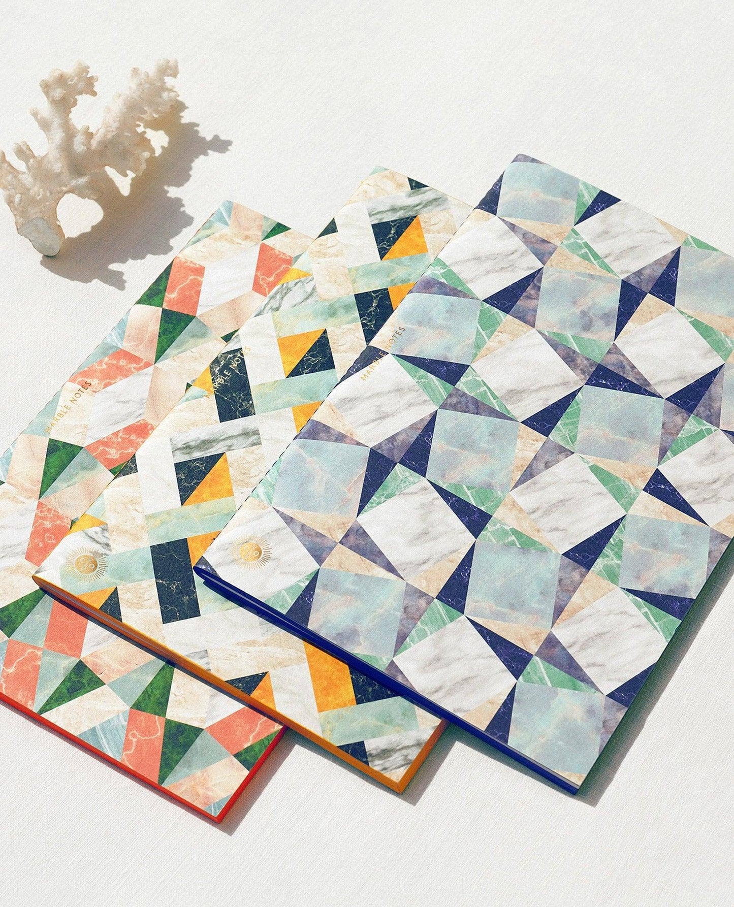 O C T A E V O - Notizbuch Marble Blau