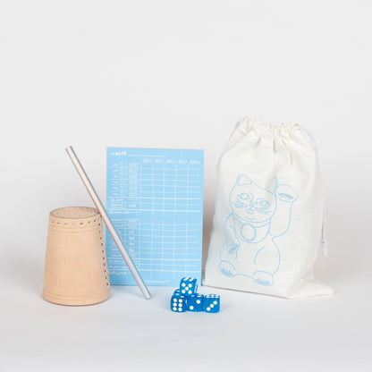 Frau Hansen - Würfelspiel BLAU 5er Set