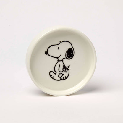 Runde Schmuckschale mit Erdnüssen, Snoopy Walk