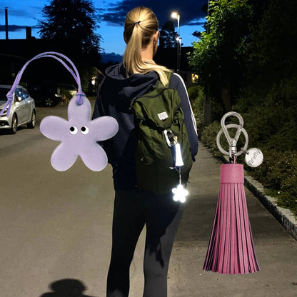 Firefly Reflectors - Reflektor mit lila Blumen