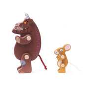 Gruffalo- und Maus-Holzfiguren-Set
