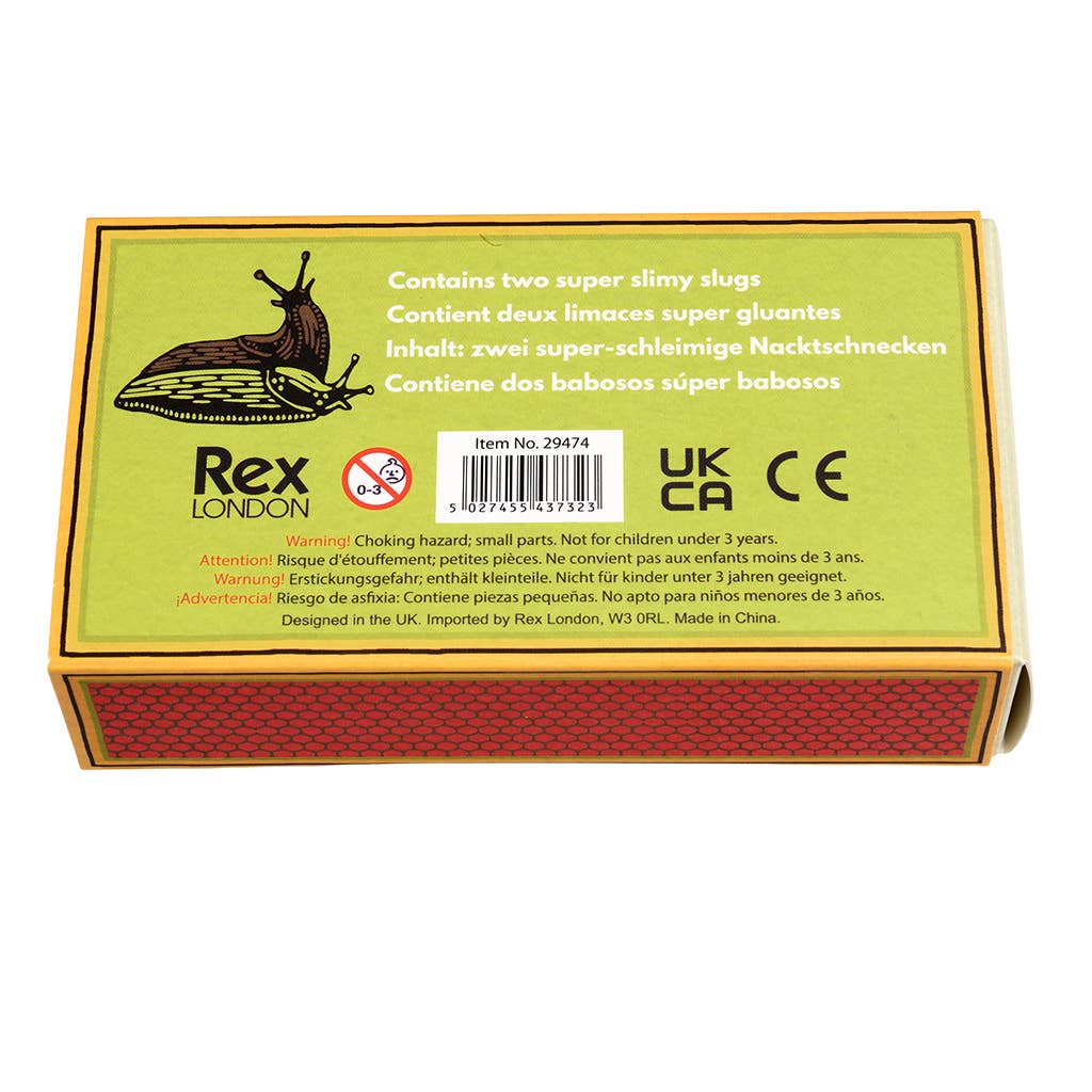 REX - Schachtel mit zwei schleimigen Schnecken