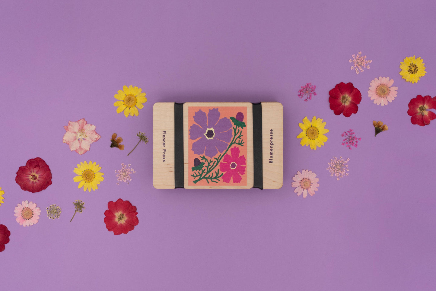 Blumenpresse im Taschenformat - Cosmos