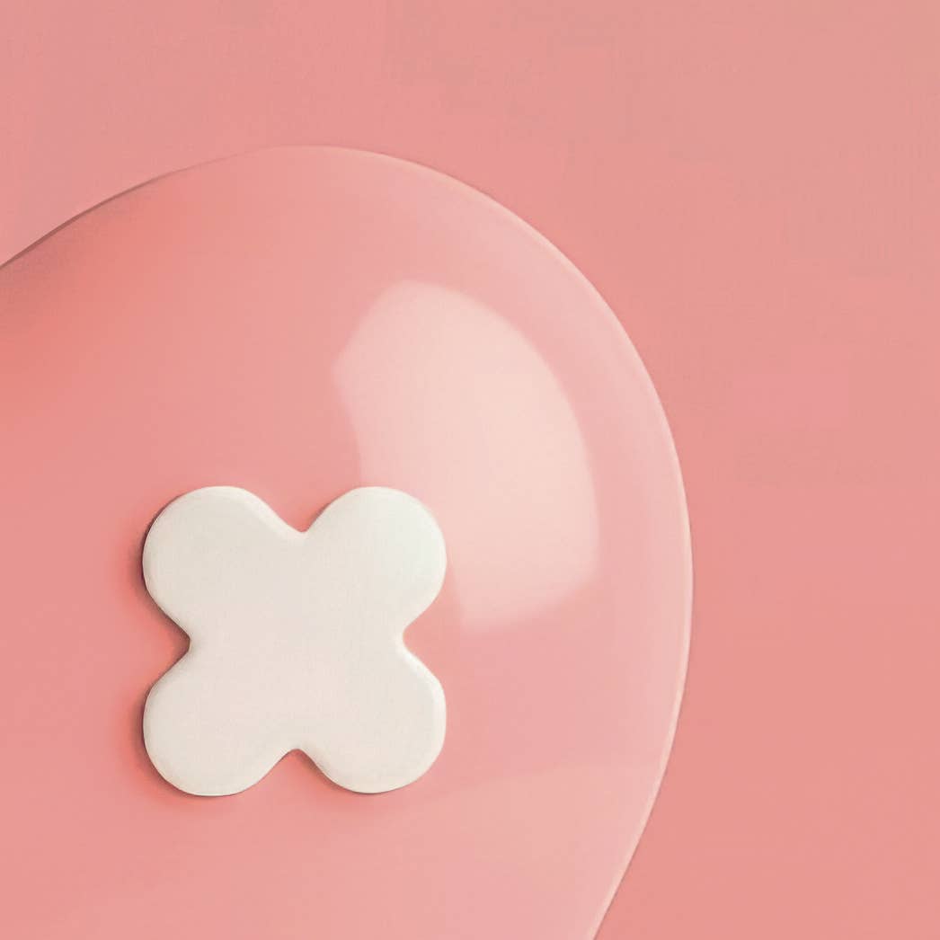 Upside Stories - Vase Herz Love Patch (zum Hinstellen und zur Wandmontage)