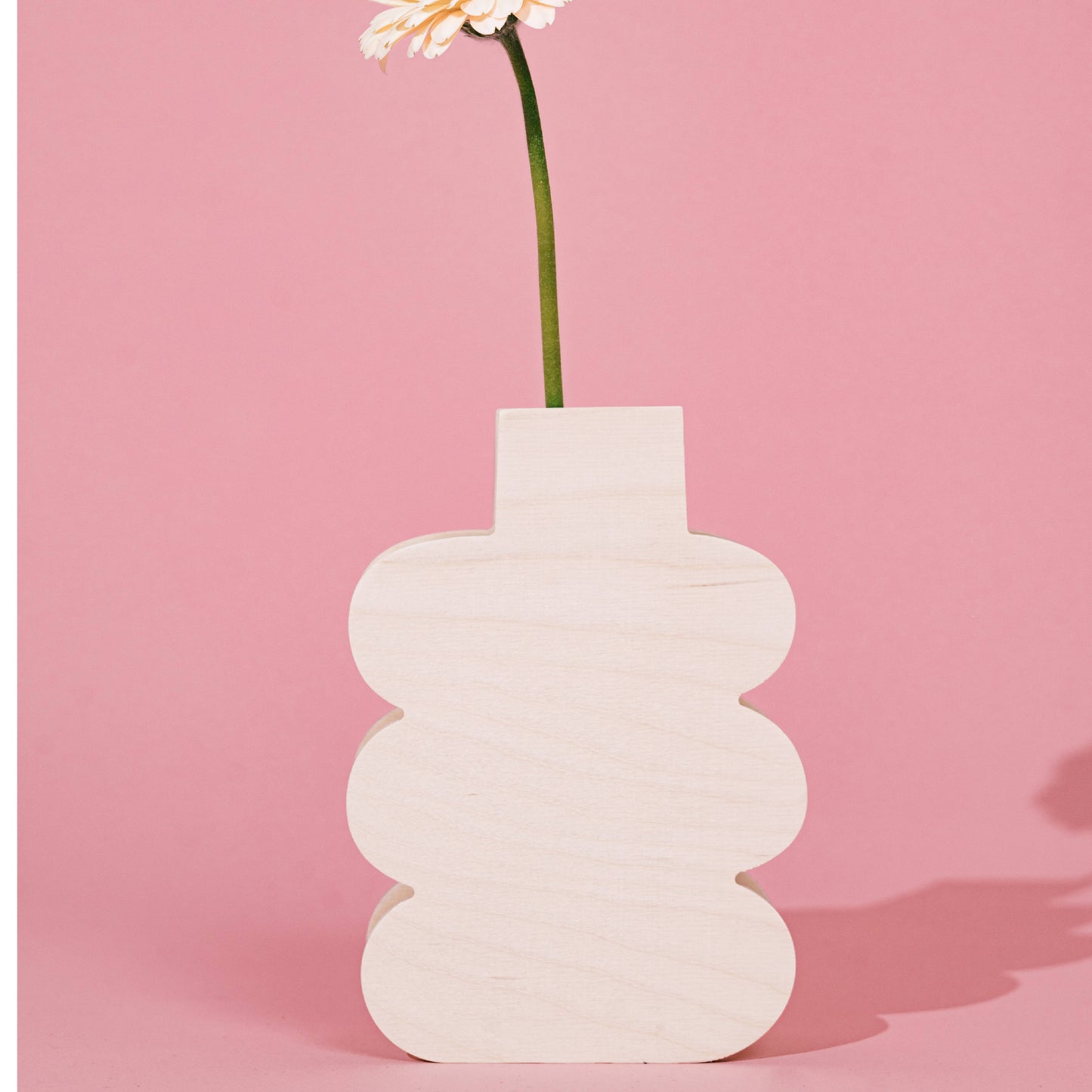 Vase aus Birkenholz - Nude