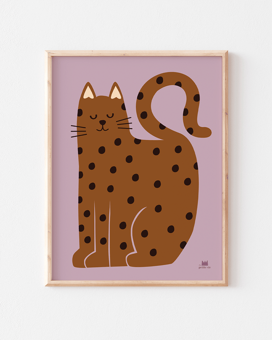 Ma Petite vie - Druck "Katze" (30 x 40 cm)
