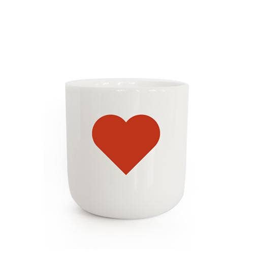 Glyphs - Rote Herz Tasse