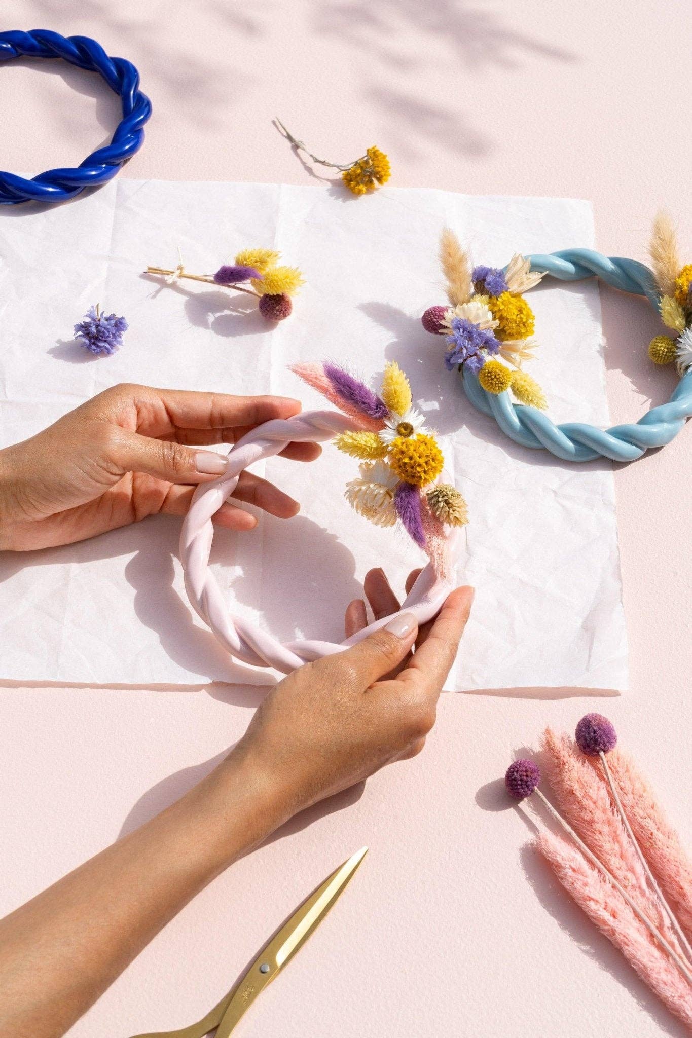 OCTAEVO - Sicilia Keramik-Topfuntersetzer: Rosa