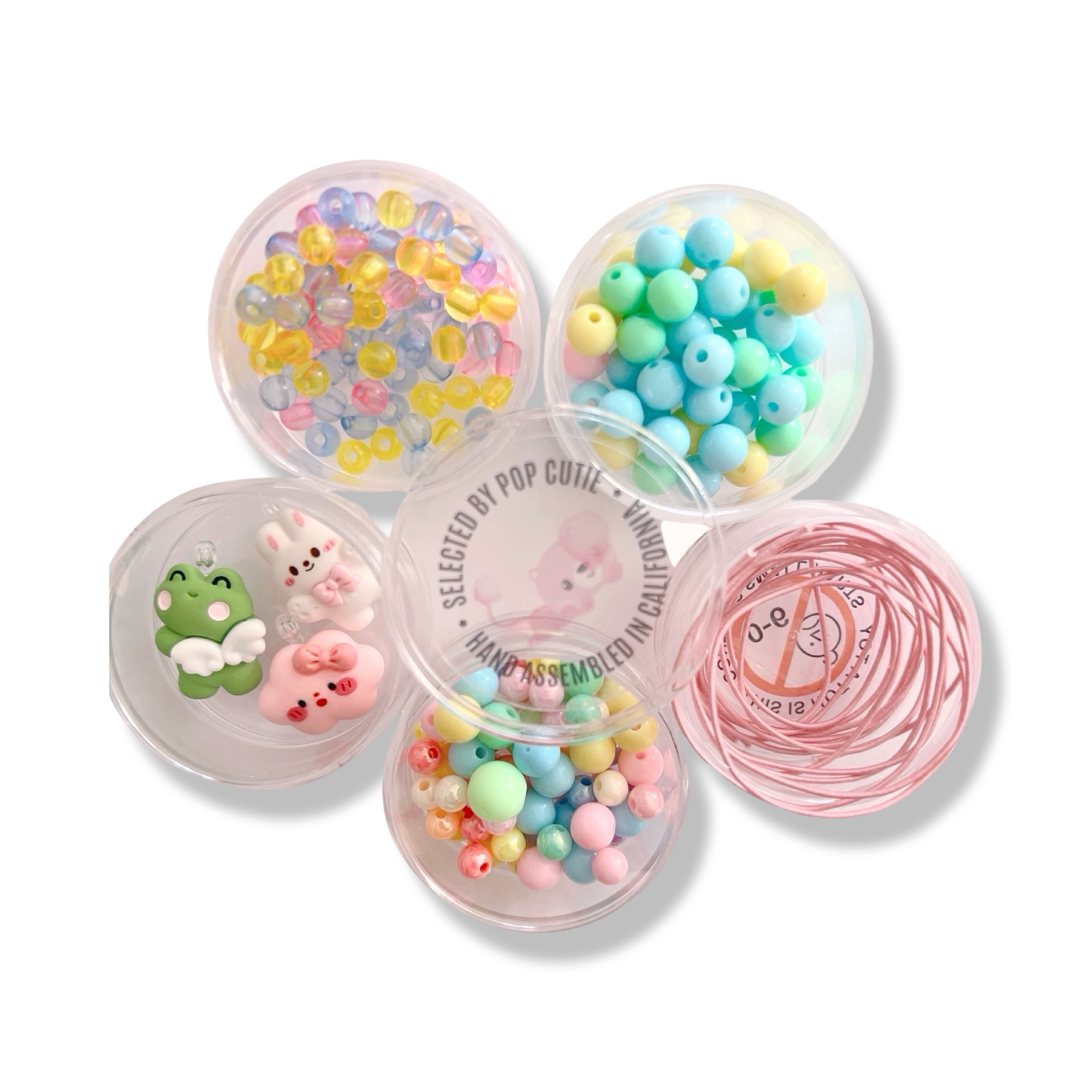 Kawaii DeLuxe Kinder DIY Halsketten Geschenkset (Für 3 Stück) Kit