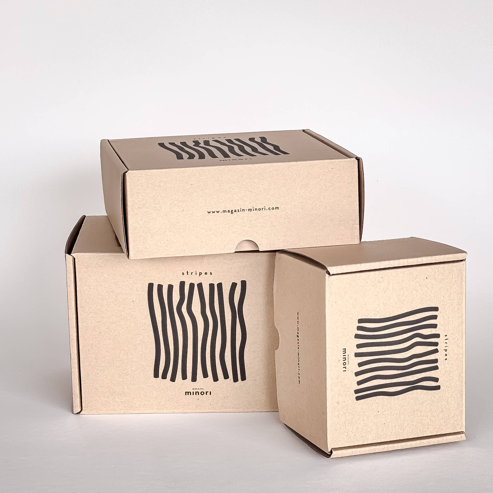 Magazin Minori - Becher Stripes - spiaggia yellow