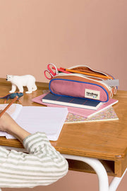 Hindbag - Malo Tricolor-Etui in Rosé Blush