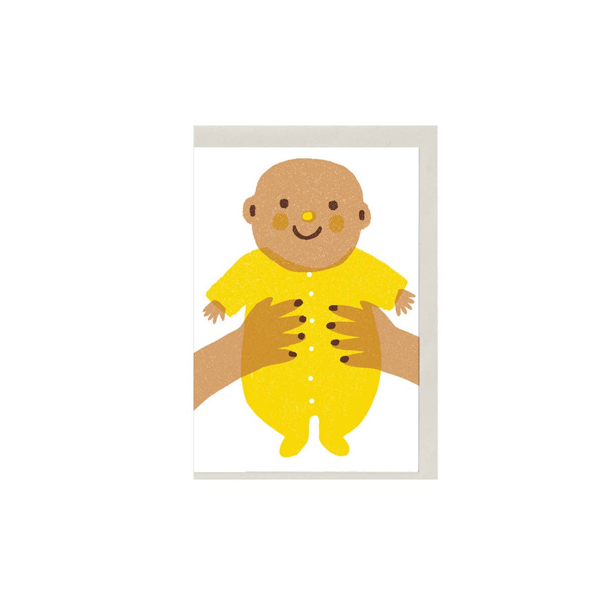 Gelbe Baby Mini A7 Karte