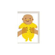 Gelbe Baby Mini A7 Karte