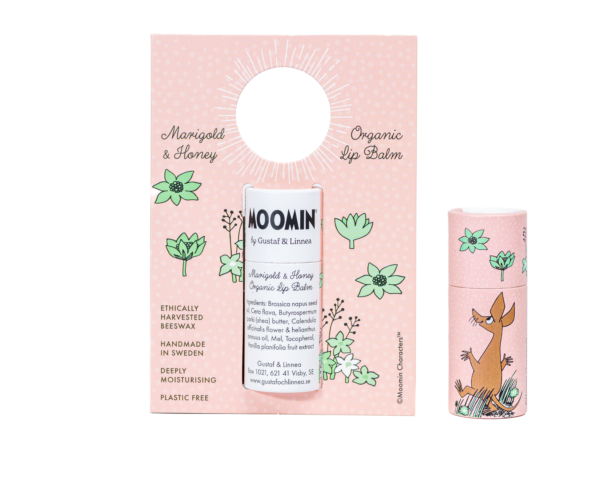 Moomin von G&L - Lippenbalsam aus Bienenwachs mit Ringelblume & Honig