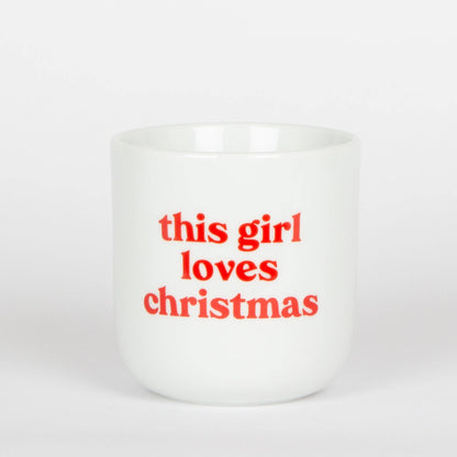 Becher Christmas Girl