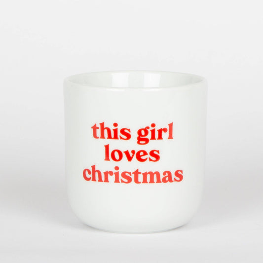 Becher Christmas Girl