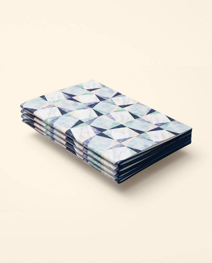 O C T A E V O - Notizbuch Marble Blau