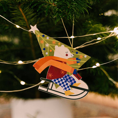 Bären-Weihnachtsschmuck, Weihnachtsbaum-Hängedekoration