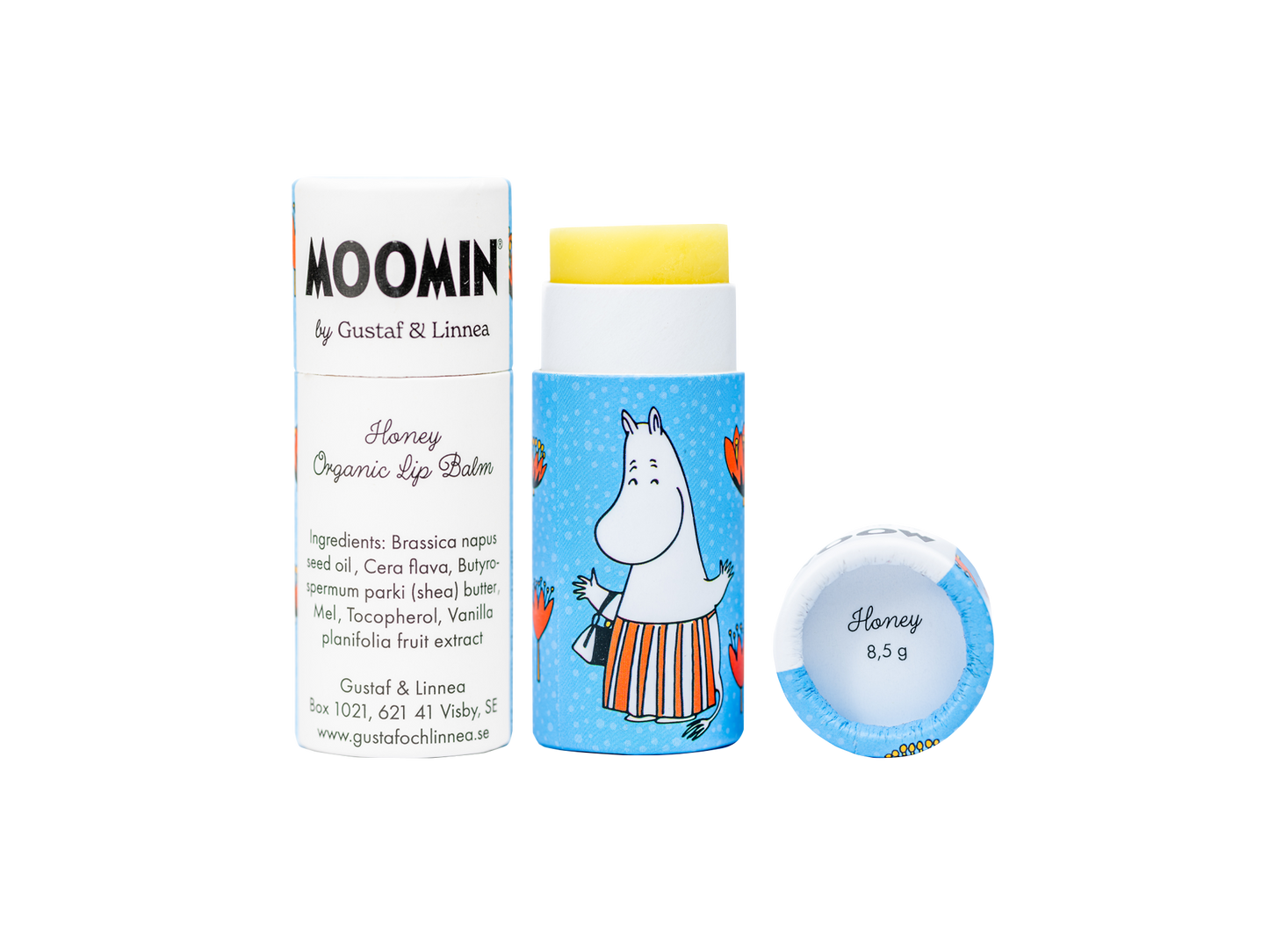 Moomin von G&L - Lippenbalsam aus Bienenwachs mit Honig