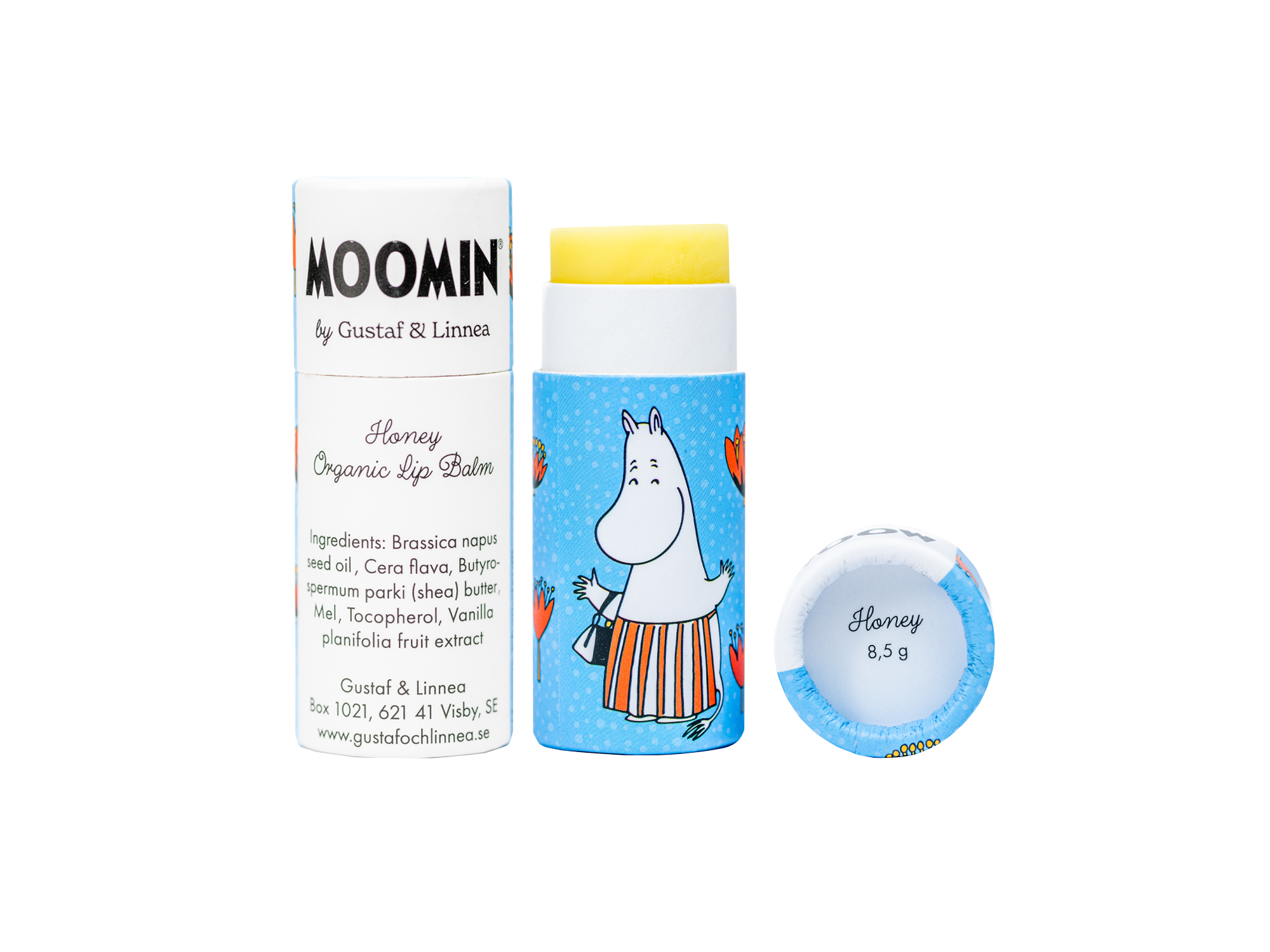 Moomin von G&L - Lippenbalsam aus Bienenwachs mit Honig