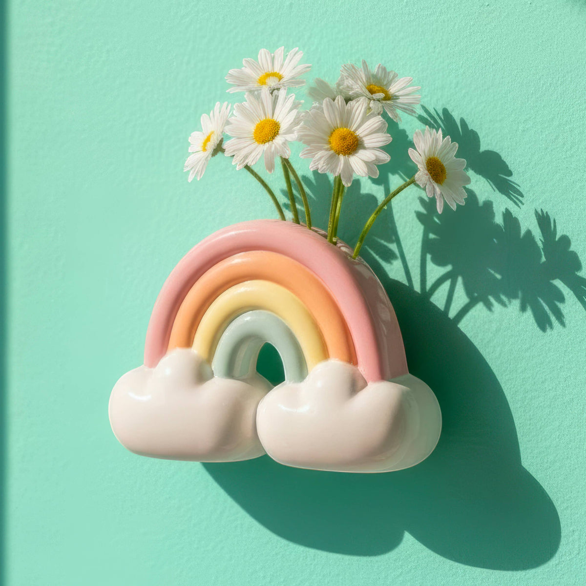 Upside Stories - Regenbogenvase (zum Hinstellen und zur Wandmontage)
