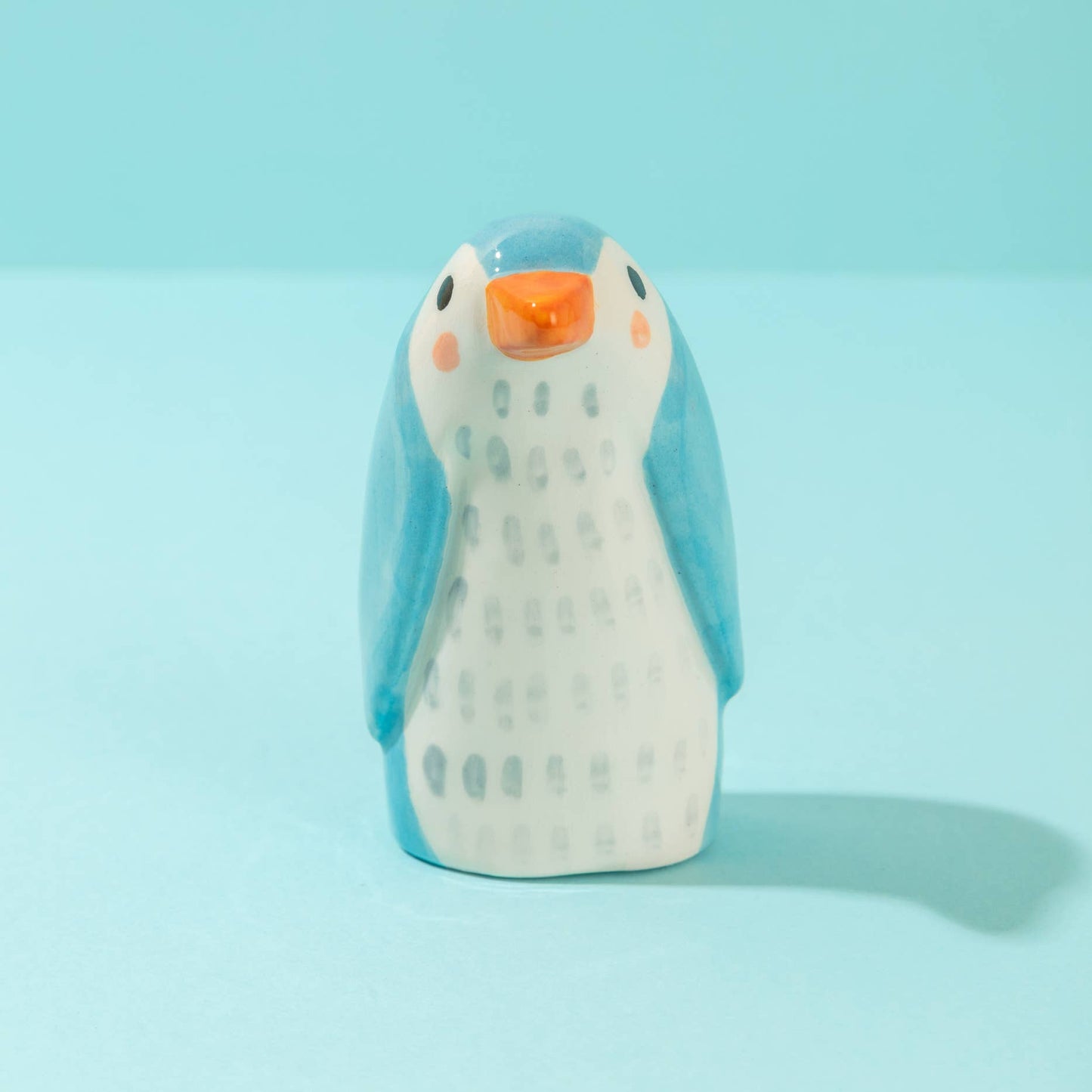 Ana Seixas - Mama Pinguin Blau / Keramikstück