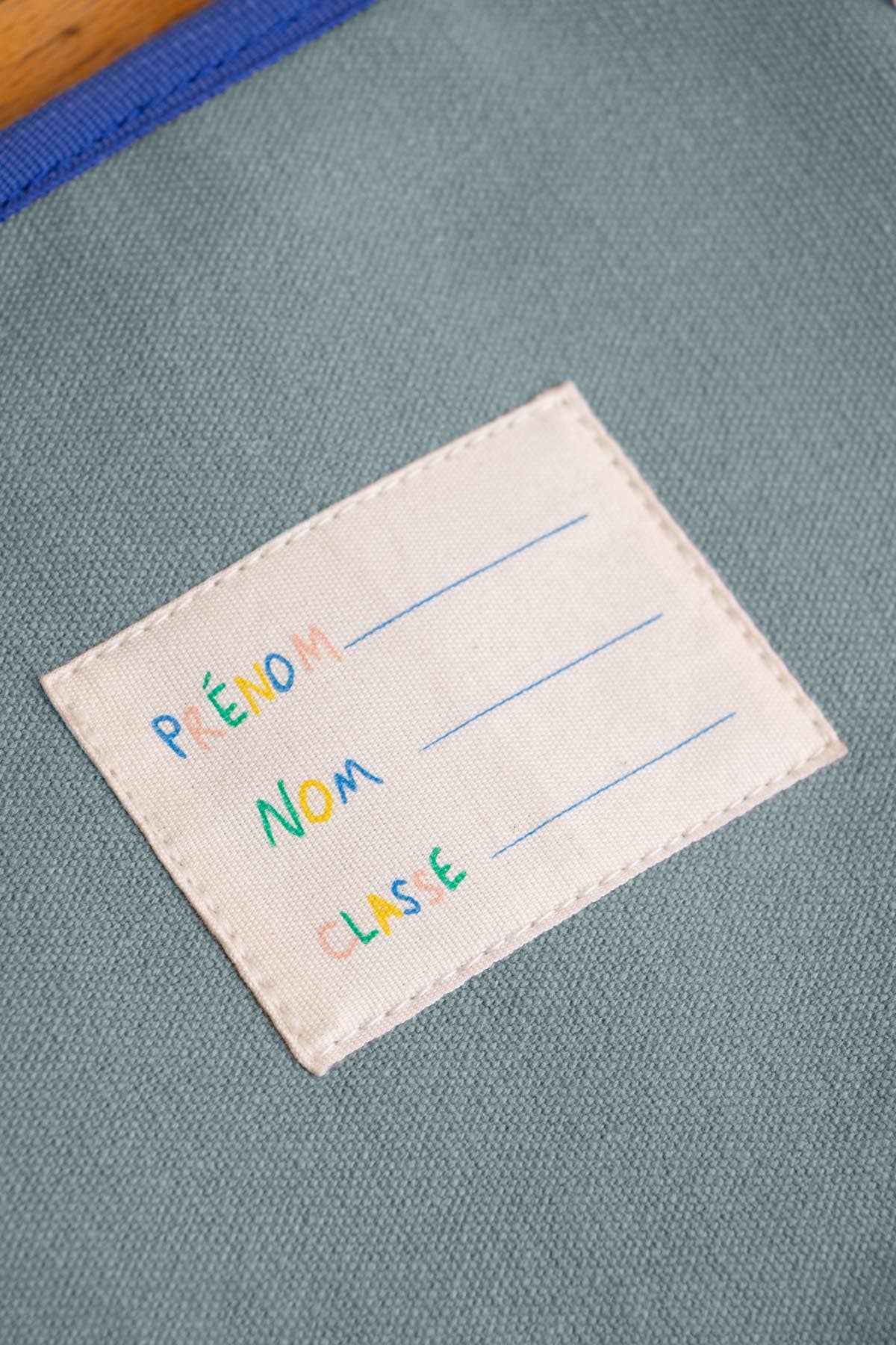 Hindbag - Léo Tricolore Schulranzen - Salbei