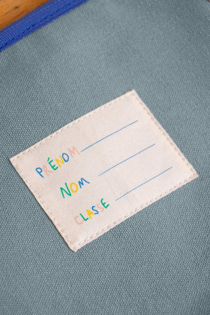 Hindbag - Léo Tricolore Schulranzen - Salbei